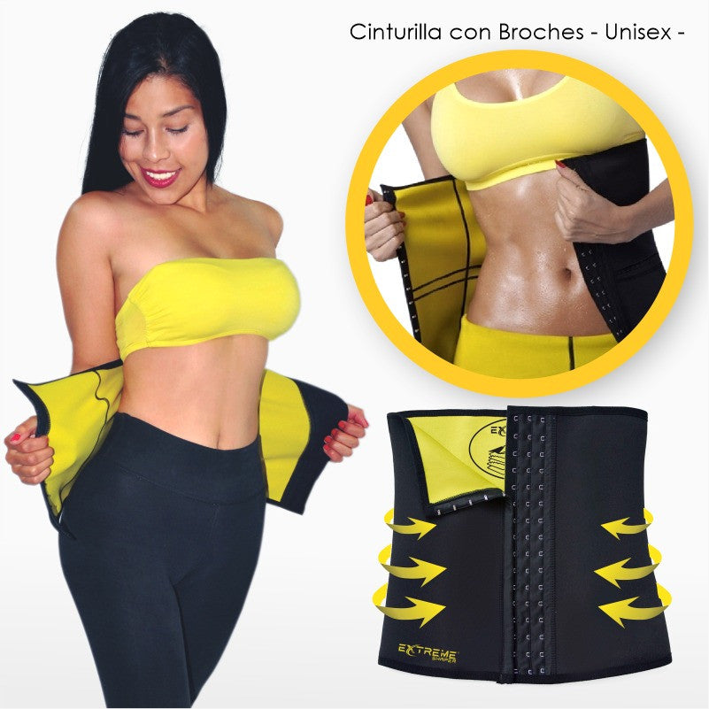 CINTURILLA TERMOREDUCTORA CON BROCHES